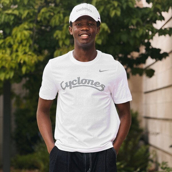 Nike Cyclones White Short Sleeve T-Shirt FA26